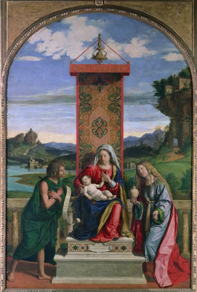 Madonna and Child with St. John the Baptist and Mary Magdalene by Giovanni Battista Cima da Conegliano